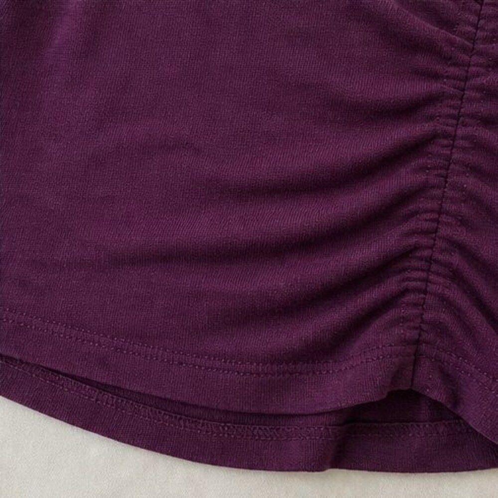 Burgundy Ruffle Blouse - Picture 6 of 6